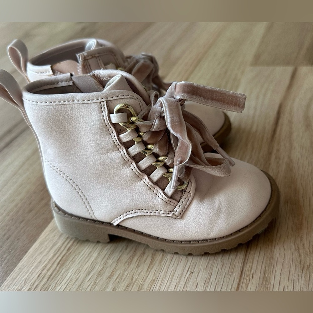Stylish Pale Pink Kids Boots